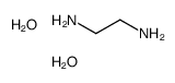 ethane-1,2-diamine,dihydrate Structure