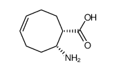(1s,8r,z)-8-amino-cyclooct-4-enecarboxylic acid结构式