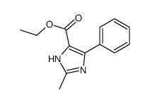 1H-Imidazole-4-carboxylicacid,2-methyl-5-phenyl-,ethylester(9CI) structure