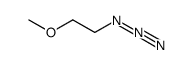 1-azido-2-methoxy-ethane结构式