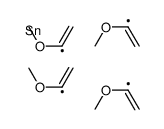 Tetrakis-(1-methoxyvinyl)-tin Structure