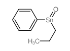 Stannane,phenylpropyl-, 1-oxide structure