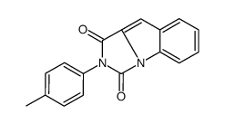 2-(4-methylphenyl)imidazo[1,5-a]indole-1,3-dione结构式