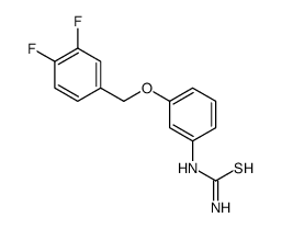 [3-[(3,4-difluorophenyl)methoxy]phenyl]thiourea Structure