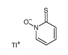 N-hydroxypyridine-2-thione thallium(I) salt Structure