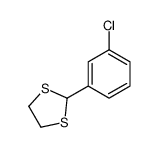 2-(m-chlorophenyl)-1,3-Dithiolane Structure