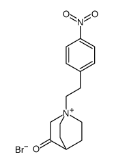 1-(4-nitrophenethyl)-3-oxoquinuclidin-1-ium bromide结构式