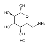 β-D-Glucopyranose, 6-amino-6-deoxy-, hydrochloride结构式