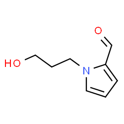 1H-Pyrrole-2-carboxaldehyde, 1-(3-hydroxypropyl)- (9CI) structure