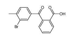 2-(3-bromo-4-toluoyl)benzoic acid Structure