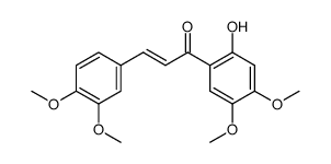 2'-hydroxy-3,4,4',5'-tetramethoxy-trans-chalcone结构式
