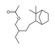 4-(3,3-dimethylbicyclo[2.2.1]hept-2-yl)-2-ethylbutyl acetate Structure