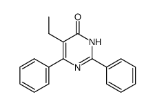 5-ethyl-2,6-diphenyl-3H-pyrimidin-4-one结构式