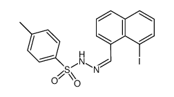 8-iodo-1-naphthaldehyde p-tosylhydrazone Structure