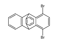 1,4-dibromo-9,10-dihydro-9,10-o-benzeno-anthracene Structure