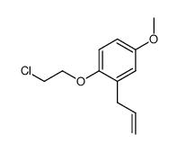 2-allyl-1-(2-chloroethoxy)-4-methoxybenzene结构式