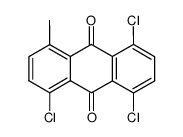 1,4,5-trichloro-8-methyl-anthraquinone结构式