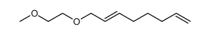 8-(2-methoxyethoxy)octa-1,6-diene结构式