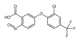 5-[2-chloro-4-(trifluoromethyl)phenoxy]-2-nitrosobenzoic acid结构式