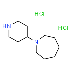 1-(4-Piperidinyl)azepane dihydrochloride Structure