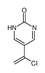 2(1H)-Pyrimidinone, 5-(1-chloroethenyl)- (9CI) structure