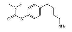 S-[4-(4-aminobutyl)phenyl] N,N-dimethylcarbamothioate Structure