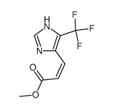 (Z)-Methyl 4-(trifluoromethyl) urocanate结构式