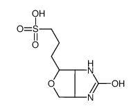 3-(2-oxo-1,3,3a,4,6,6a-hexahydrofuro[3,4-d]imidazol-4-yl)propane-1-sulfonic acid Structure