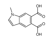 1-methylindole-5,6-dicarboxylic acid结构式