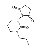 (2,5-dioxopyrrolidin-1-yl) N,N-dipropylcarbamate Structure