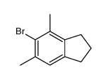 5-bromo-4,6-dimethyl-2,3-dihydro-1H-indene Structure