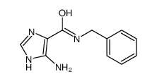 4-amino-N-benzyl-1H-imidazole-5-carboxamide结构式