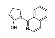 1-isoquinolin-1-ylimidazolidin-2-one结构式