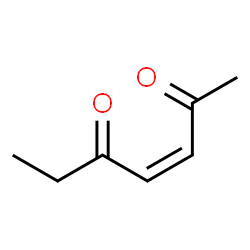 3-Heptene-2,5-dione, (3Z)- (9CI) structure