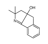 2,2-dimethyl-3,4-dihydroindeno[1,2-b]pyrrol-3a-ol结构式