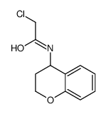 2-氯-N-3,4-二氢-2H-色烯-4-乙酰胺结构式