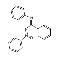 1,2,4-triphenyl-1,4-diaza-1,3-butadiene N4-oxide Structure