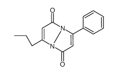 5-phenyl-1-propylpyrazolo[1,2-a]pyrazole-3,7-dione结构式