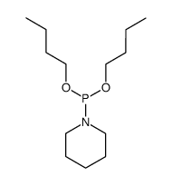 piperidin-1-yl-phosphonous acid dibutyl ester结构式
