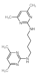 1,4-Butanediamine,N,N'-bis(4,6-dimethyl-2-pyrimidinyl)- (9CI) Structure