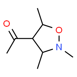 Ethanone, 1-(2,3,5-trimethyl-4-isoxazolidinyl)- (9CI)结构式