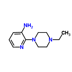 2-(4-Ethyl-1-piperazinyl)-3-pyridinamine结构式