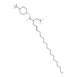 [4-(tert-butyl)cyclohexyl] hydrogen 2-octadecenylsuccinate结构式