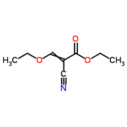 Ethyl (ethoxymethylene)cyanoacetate structure