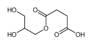 4-(2,3-dihydroxypropoxy)-4-oxobutanoic acid结构式