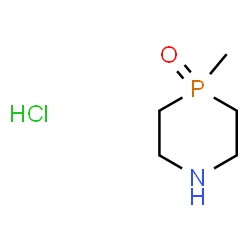 4-methyl-1,4-azaphosphinane 4-oxide hydrochloride Structure