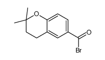 2,2-dimethyl-3,4-dihydrochromene-6-carbonyl bromide Structure