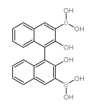 (S)-2,2'-二羟基-1,1'-联萘-3,3'-二硼酸结构式