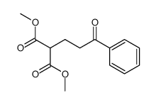 4,4-bismethoxycarbonyl-1-oxo-1-phenylbutane Structure