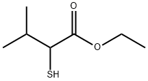 Butanoic acid, 2-mercapto-3-methyl-, ethyl ester结构式